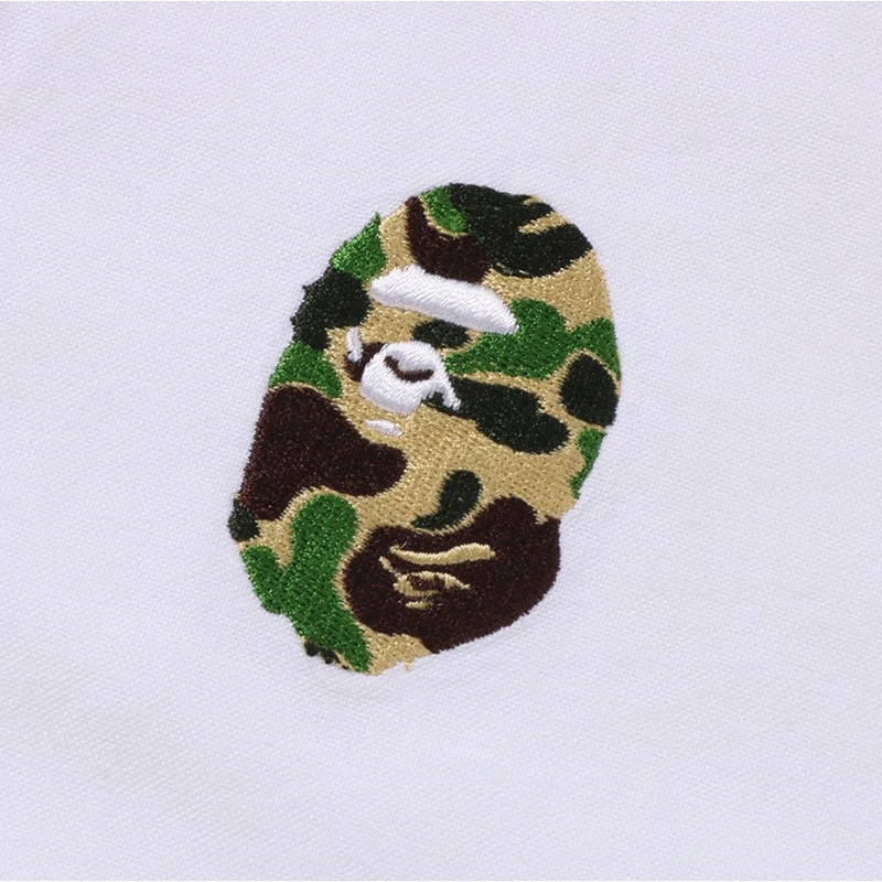 BAPE ABC White Camo One Point Relaxed Fit Shirt - Image 3