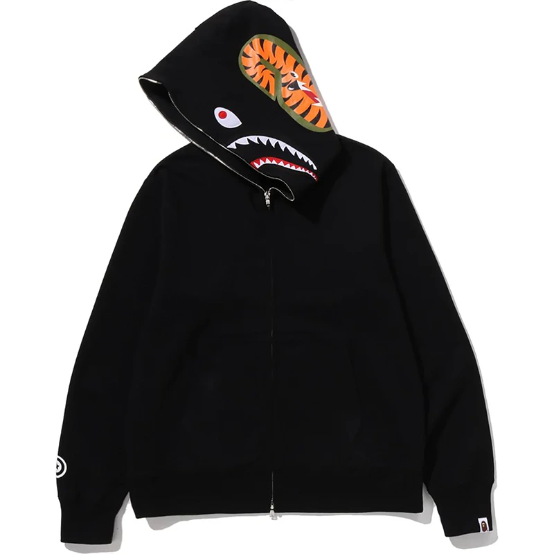 BAPE Black Shark Full Zip Hoodie - Image 2
