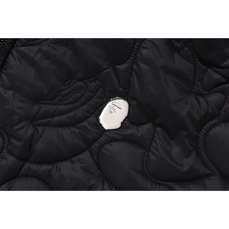 BAPE Black Solid 1st Camo Reversible Shark Zip Heavy Jacket - Image 12