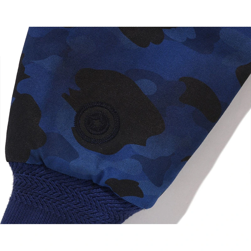 BAPE Black Solid 1st Camo Reversible Shark Zip Heavy Jacket - Image 9