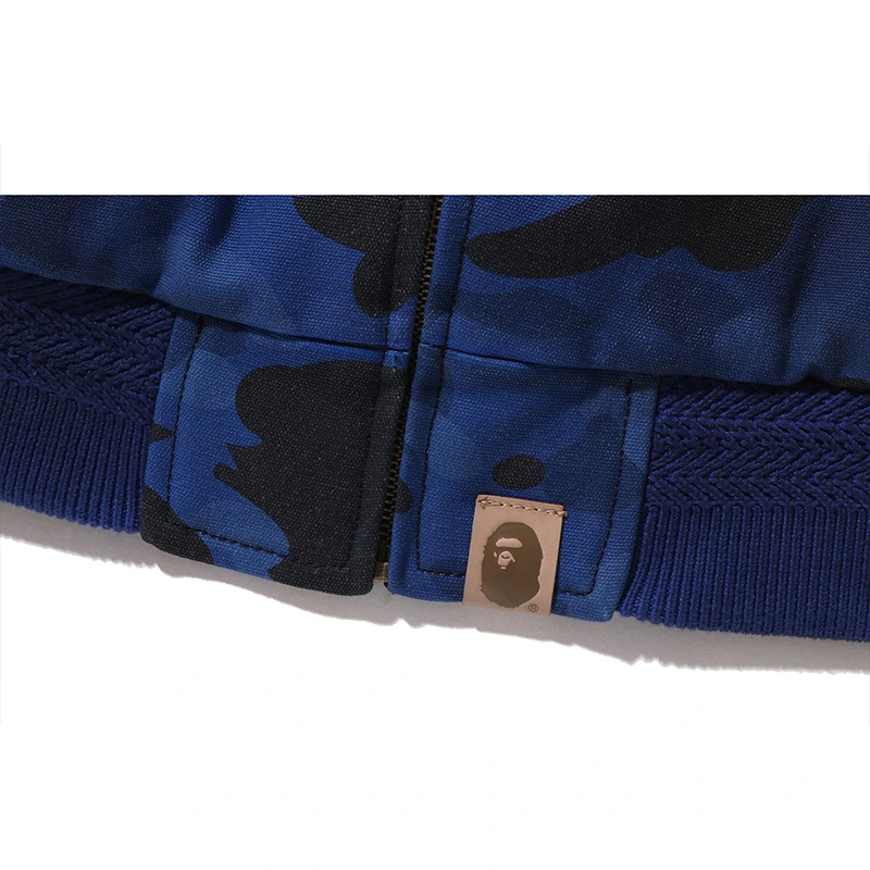 BAPE Black Solid 1st Camo Reversible Shark Zip Heavy Jacket - Image 8
