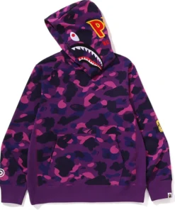BAPE Color Camo 2nd Shark Pullover Hoodie