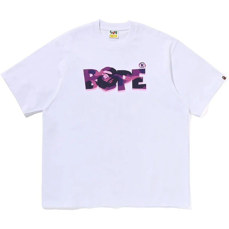 BAPE Color Camo Logo Relaxed Fit Tee