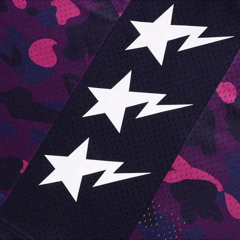 BAPE Color Camo Mesh Multi Logo Relaxed Fit Tank Top - Image 3
