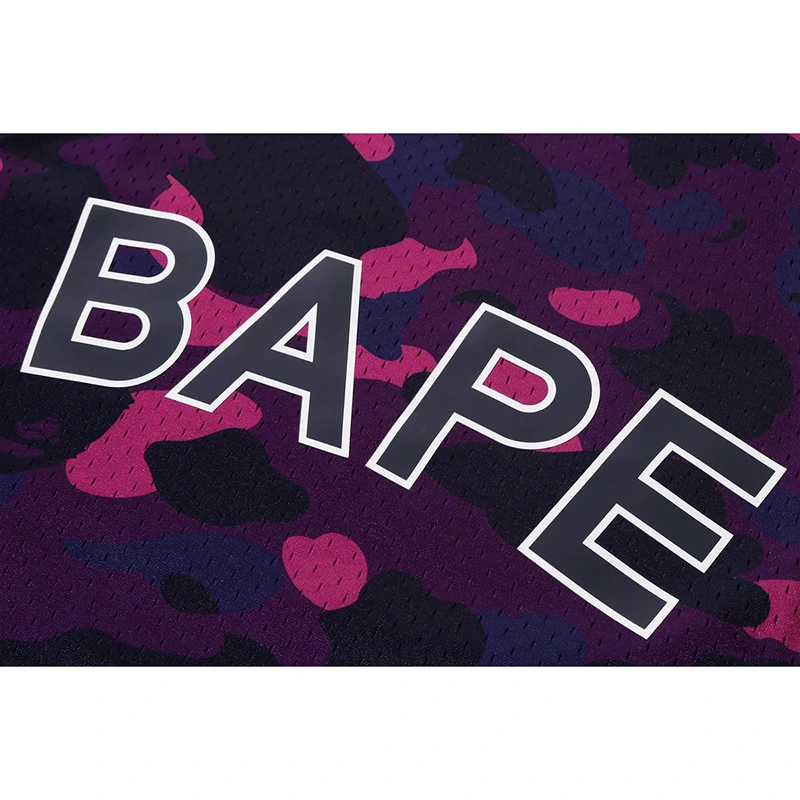 BAPE Color Camo Mesh Multi Logo Relaxed Fit Tank Top - Image 4