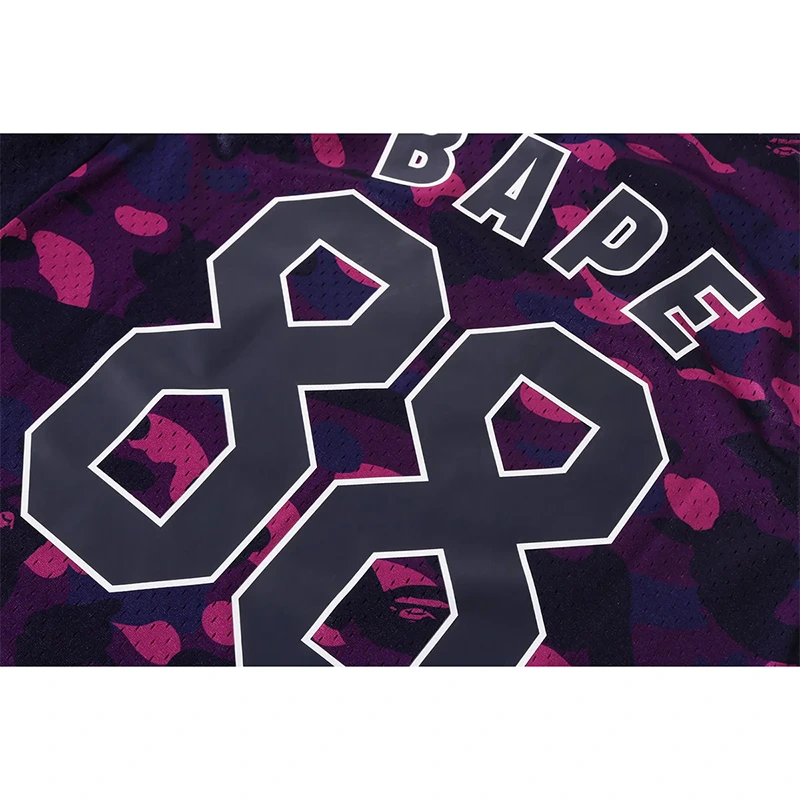 BAPE Color Camo Mesh Multi Logo Relaxed Fit Tank Top - Image 5