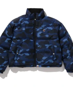 BAPE Color Camo Reversible Down Jacket