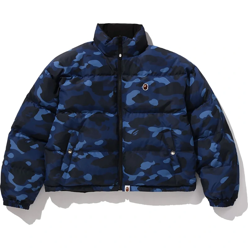 BAPE Color Camo Reversible Down Jacket