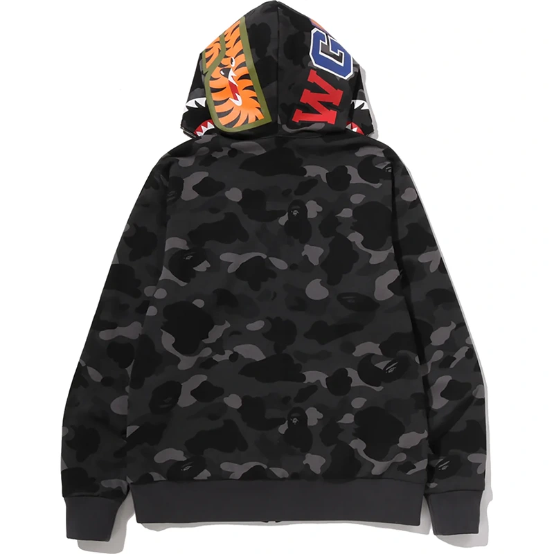 BAPE Color Camo Reversible Shark Full Zip Hoodie - Image 4