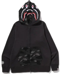 BAPE Color Camo Shark Full Zip Double Hoodie