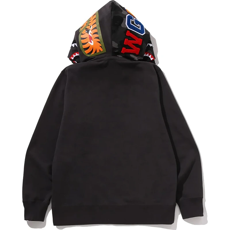 BAPE Color Camo Shark Full Zip Double Hoodie - Image 4