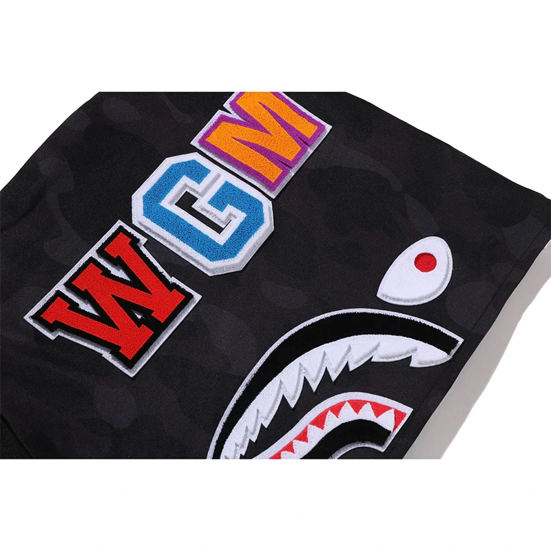BAPE Color Camo Shark Relaxed Fit Hoodie Track Jacket - Image 4