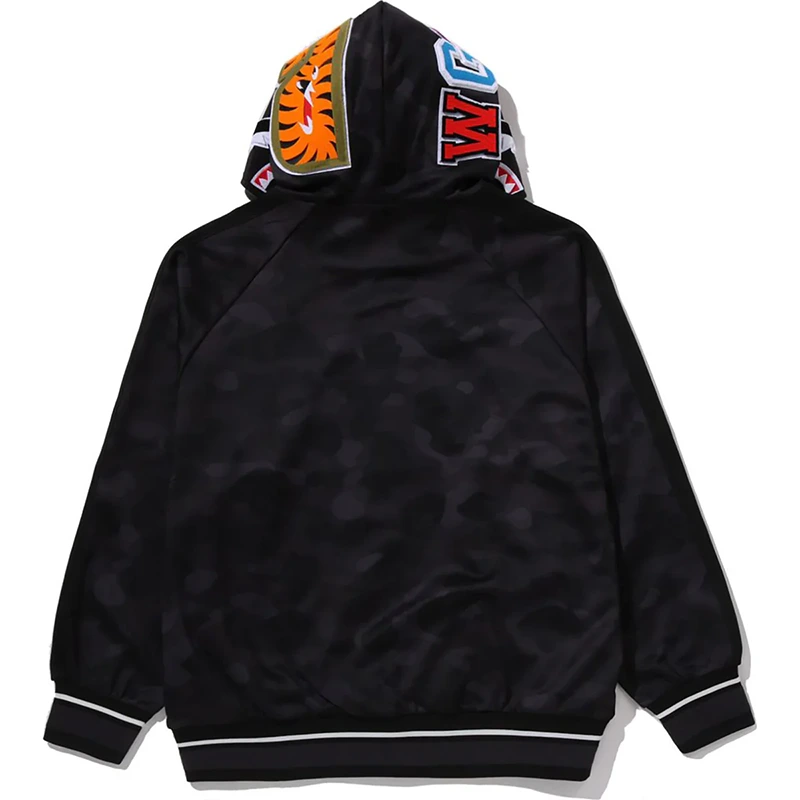 BAPE Color Camo Shark Relaxed Fit Hoodie Track Jacket - Image 3