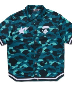 BAPE Color Camo Warm Up Shirt