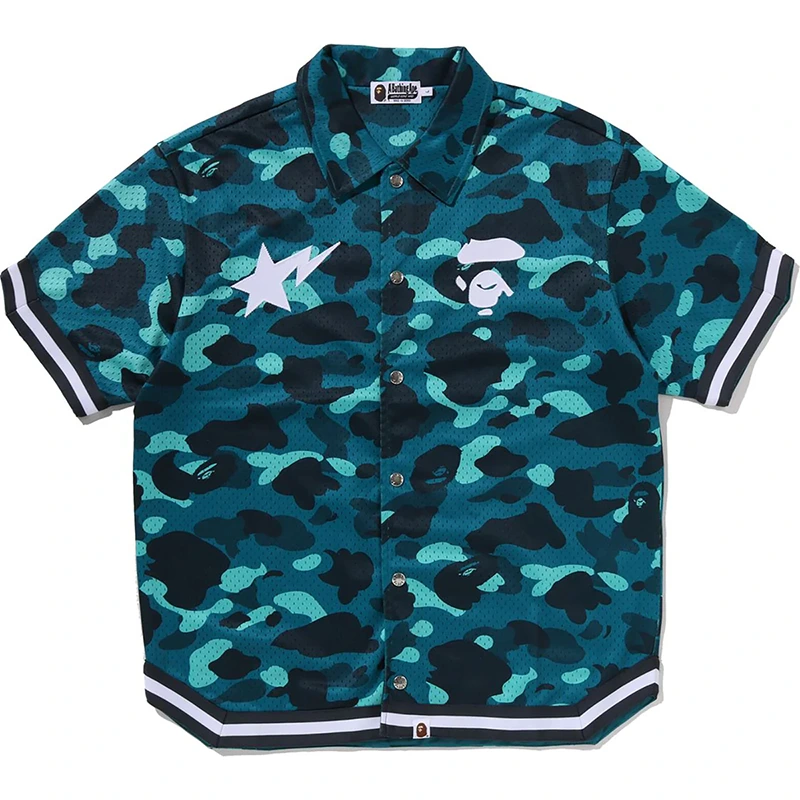BAPE Color Camo Warm Up Shirt