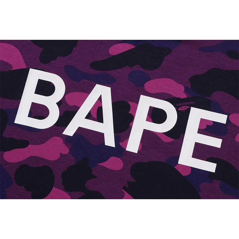 BAPE Color Purple Camo Reversible Tee - Image 3