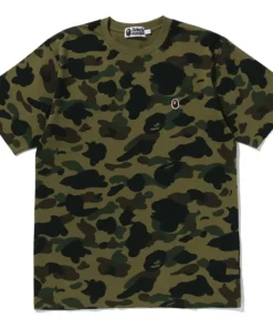 BAPE Green Color Camo One Point Tee