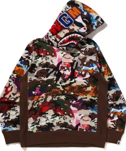 BAPE Hybrid Camo Shark Pullover Hoodie