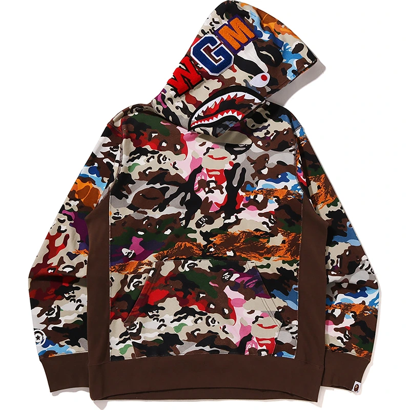BAPE Hybrid Camo Shark Pullover Hoodie