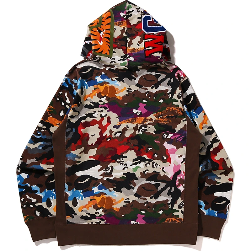 BAPE Hybrid Camo Shark Pullover Hoodie - Image 3