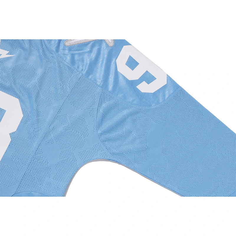 BAPE Line Sax Camo Multi Logo Cropped Fit Football Jersey - Image 5