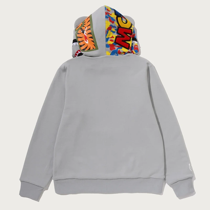 BAPE MEDICOM TOY 30TH ANNIV. BE@R Shark Full Zip Reversible Hoodie - Image 4