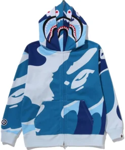 BAPE Mega ABC Camo Double Shark Relaxed Fit Full Zip Hoodie