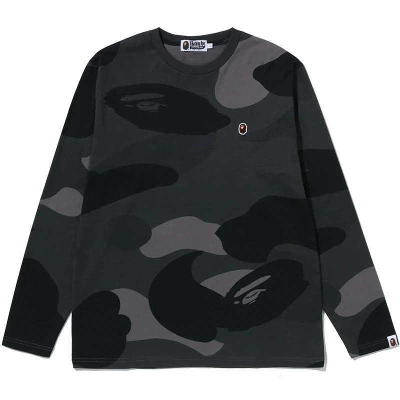 BAPE Mega Black Color Camo One Point Tee