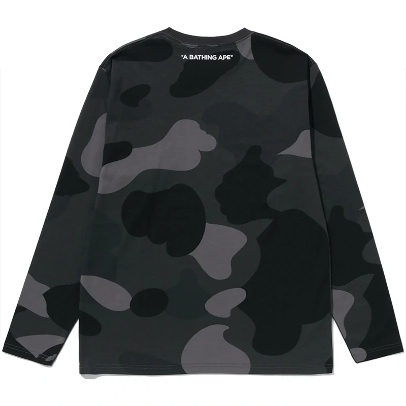 BAPE Mega Black Color Camo One Point Tee - Image 2