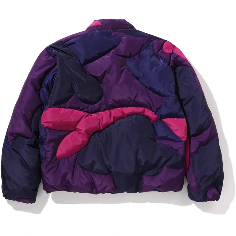 BAPE Mega Color Camo Quilted Down Jacket - Image 4