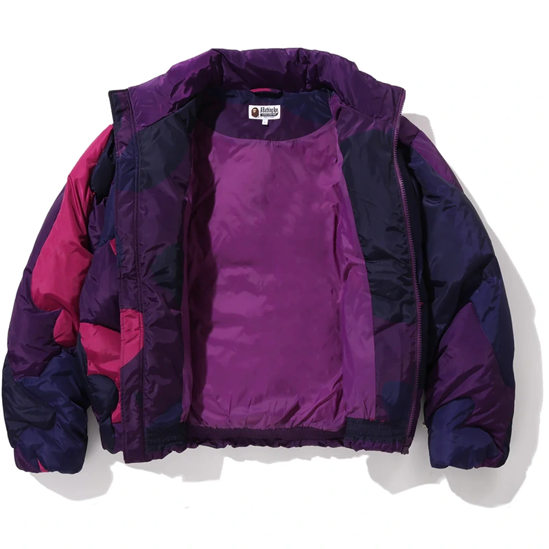 BAPE Mega Color Camo Quilted Down Jacket - Image 3