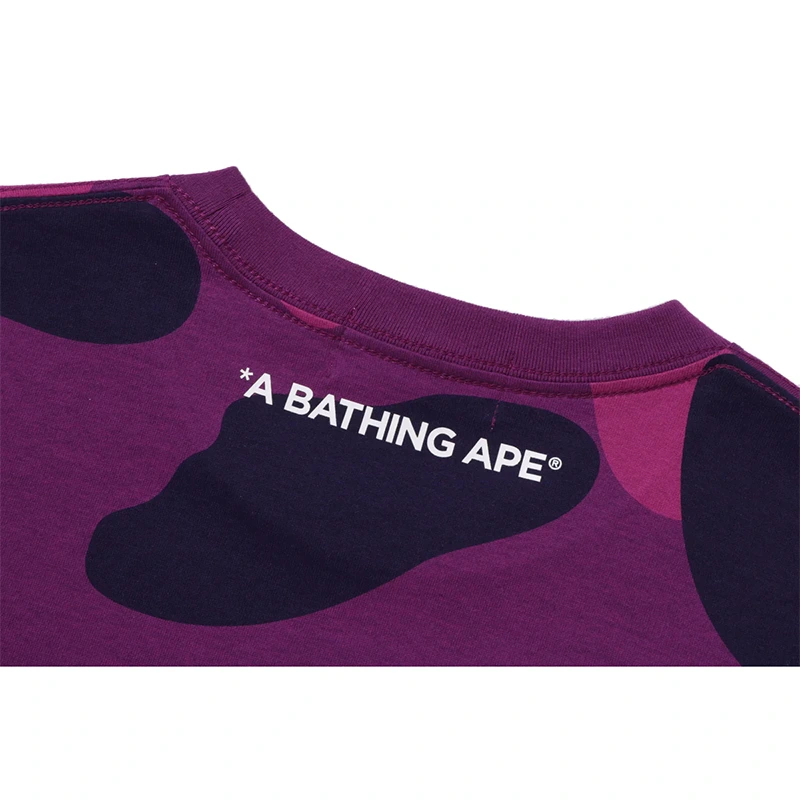 BAPE Mega Purple Color Camo One Point Tee - Image 3