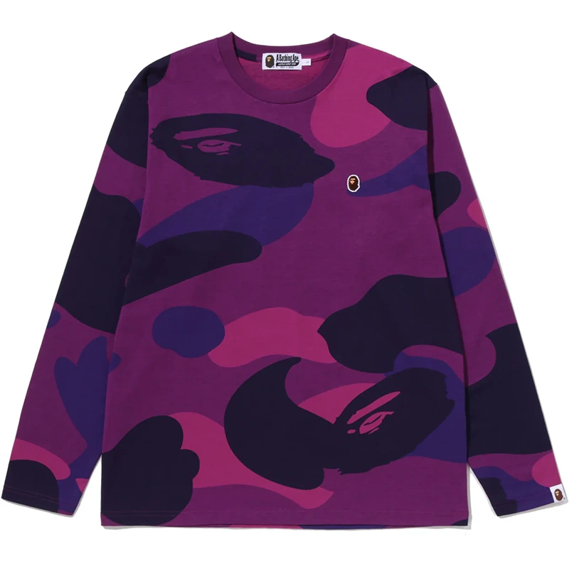 BAPE Mega Purple Color Camo One Point Tee