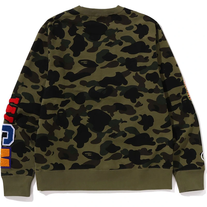 BAPE Mens 1st Camo Shark Crewneck Sweatshirt - Image 2