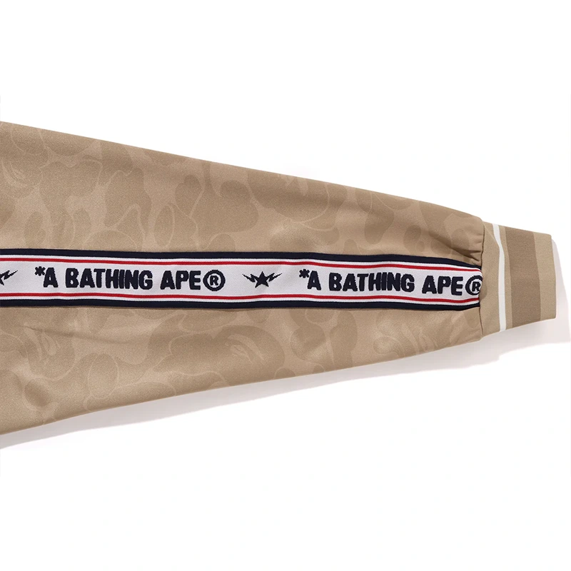 BAPE Mens Solid Camo Relaxed Fit Shark Full Zip Hoodie Jacket - Image 6