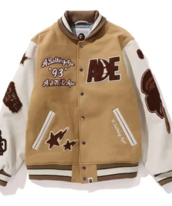 BAPE Multi Motif Varsity Jacket