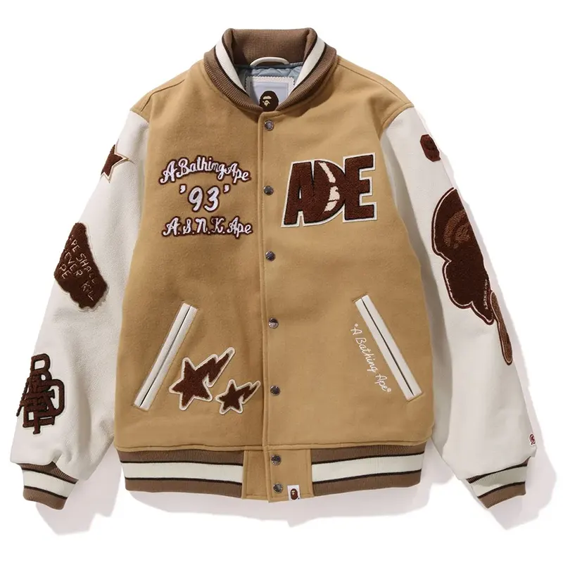 BAPE Multi Motif Varsity Jacket
