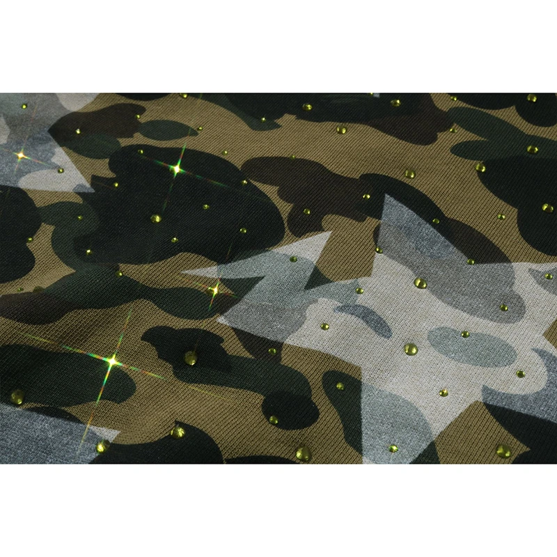 BAPE STA Over Print 1st Camo Crystal Stone College Full Zip Hoodie - Image 4