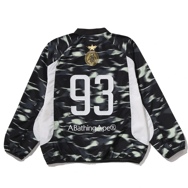 BAPE Screen Camo Football Logo Relaxed Fit Crewneck Sweatshirt - Image 2