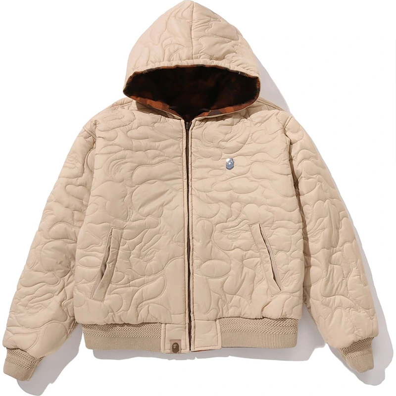 BAPE Solid 1st Camo Reversible Shark Zip Heavy Jacket - Image 10