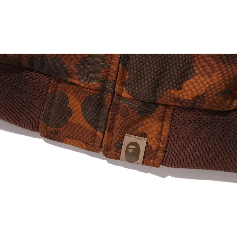 BAPE Solid 1st Camo Reversible Shark Zip Heavy Jacket - Image 8