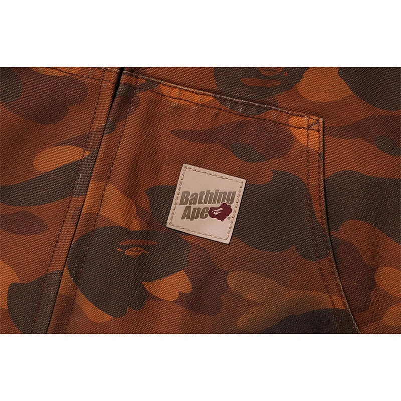 BAPE Solid 1st Camo Reversible Shark Zip Heavy Jacket - Image 7
