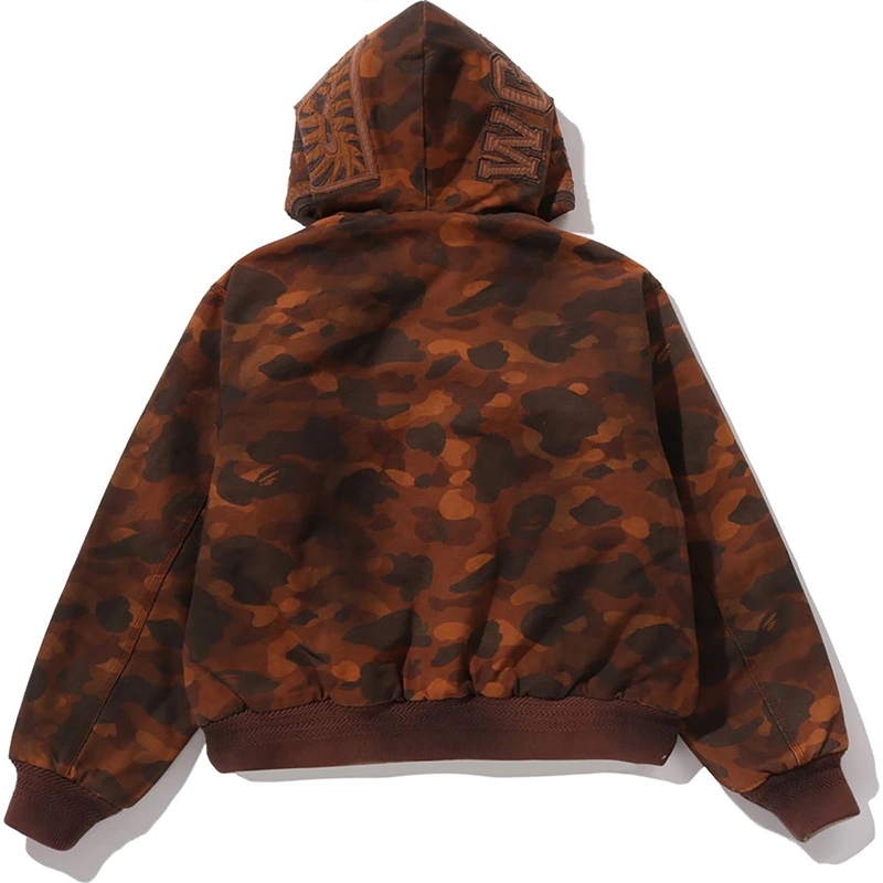 BAPE Solid 1st Camo Reversible Shark Zip Heavy Jacket - Image 3