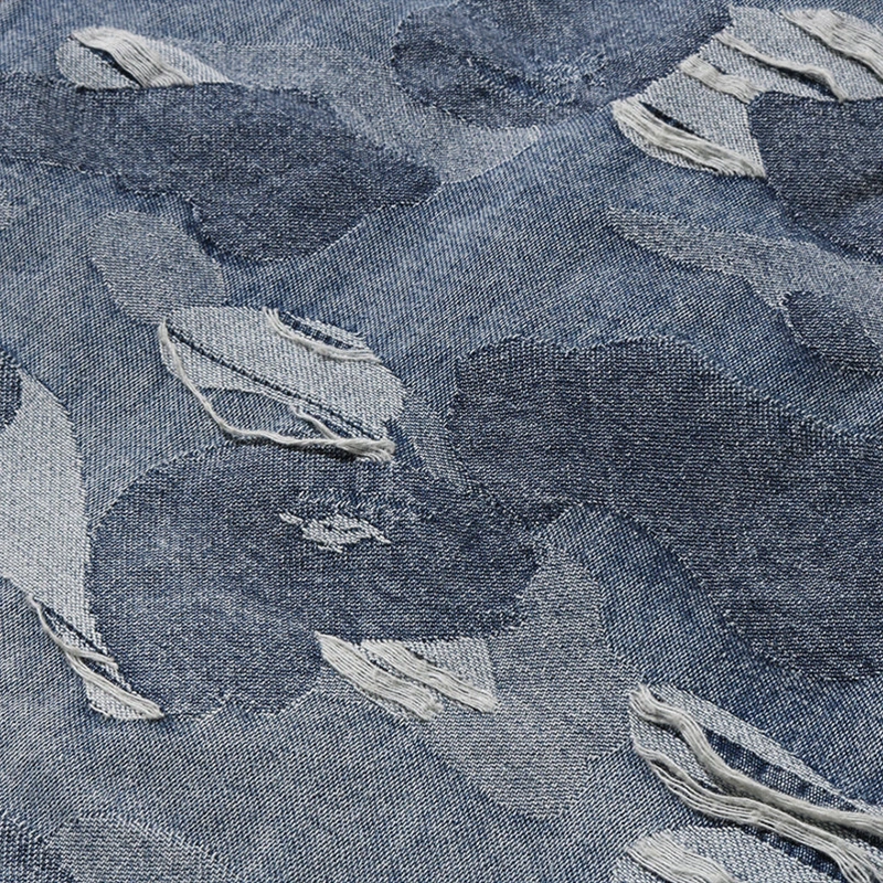 BAPE Solid Camo Jacquard Denim Trucker Jacket - Image 3