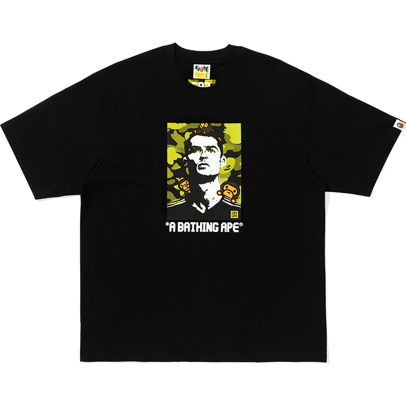 BAPE X CR7 #1 Black Life Baby Milo Relaxed Fit Tee