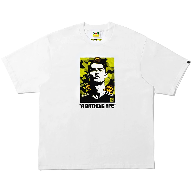 BAPE X CR7 #1 White Life Baby Milo Relaxed Fit Tee