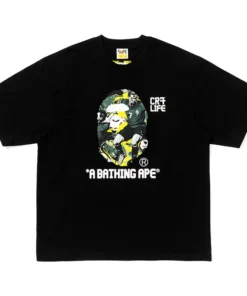 BAPE X CR7 Life Graphic A Bathing Ape Relaxed Fit Tee