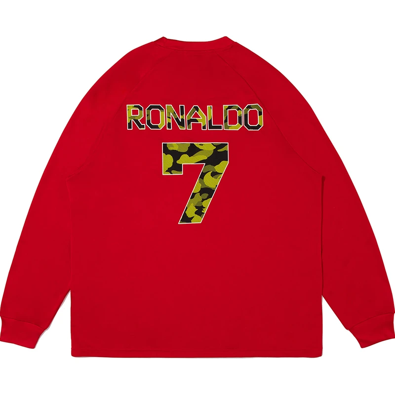 BAPE X CR7 Life Multi Logo Poly Relaxed Fit Football Jersey - Image 2