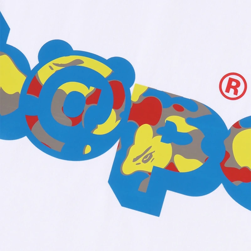 BAPE X Medicom Toy 30th Anniv. BAPE White Tee - Image 3