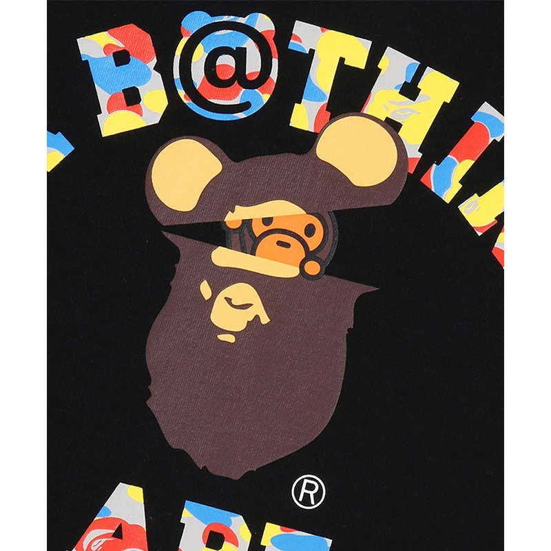BAPE X Medicom Toy 30th Anniv. College Milo Tee - Image 3